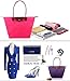 NANJUN Women's Waterproof Handbag Foldable Tote Shoulder Bag