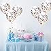 Confetti Balloons Round 15 Pack 12'' Silver & Gold Glitter Balloons for Wedding, Proposal, Birthday Party Decorations (Mouth Piece Included)