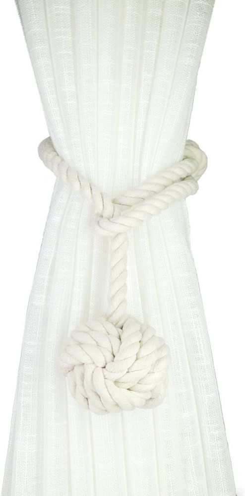 Amazon Com Jqwupup 4 Pack Rustic Curtain Tiebacks Decorative