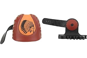 BIGKING Archery Arrow Quiver - Lightweight Traditional Leather Arrow Quiver,Quick Removal Quiver Compound Bow Accessories,Pocket Hanged Arrow Holder for Target Shooting Hunting,Adjustable Bow Quiver