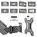 Monitor Mount Stand – Adjustable Single Arm Desk VESA Mount with Clamp, Grommet Base, HDMI Cable for LCD LED Screens up to 32 inch, Gas Spring Articulating Full Motion Arm Holds up to 17.6lbsthumb 3