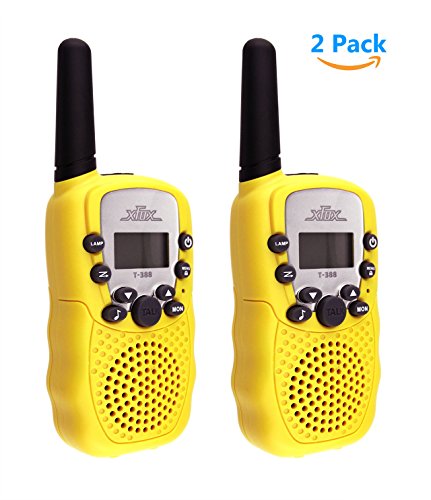 2Pcs XFox® BBCARE Serise T388 Radio 2 Miles 22 FRS and GMRS UHF Radio for Kids Walkie-Talkie(Yellow) 2Pcs XFox® BBCARE Serise T388 Radio 2 Miles 22 FRS and GMRS UHF Radio for Kids Walkie-Talkie(Yellow)
