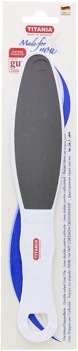 Titania Double Sided Foot File Coarse Fine Grip Callus Remover view 1