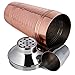 Chef's Star 6 Piece Copper Bar Tools Set - (2X) 18oz Moscow Mule Mugs - 2 Shot Glasses - 25.3 oz Shaker - 50.7 oz Pitcher