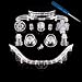 Xbox 360 Clear Full Parts Set (Thumbsticks, D-pad, Buttons, Triggers, Bumpers, Bottom Trim) for your controller (ABXY,Guide,Start, Back)