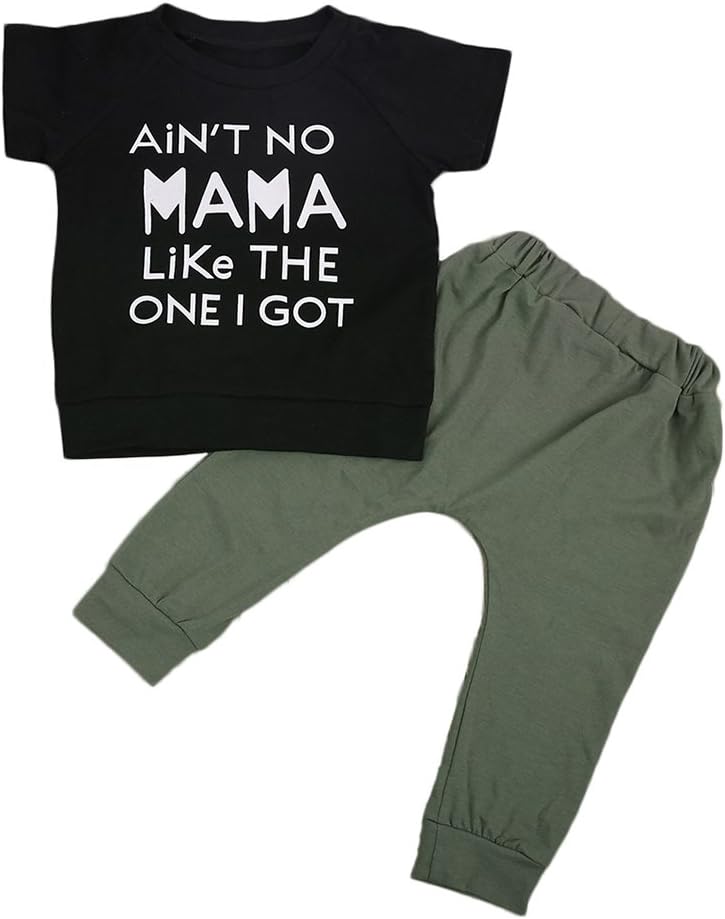 CANIS Baby Toddler Boy 2PCS Kids Clothes Set Tops Pants Leggings Outfits