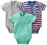 Carter's Baby Boys' 3 Pack Bodysuits (Baby)