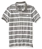Aeropostale Mens A87 Striped Rugby Polo Shirt