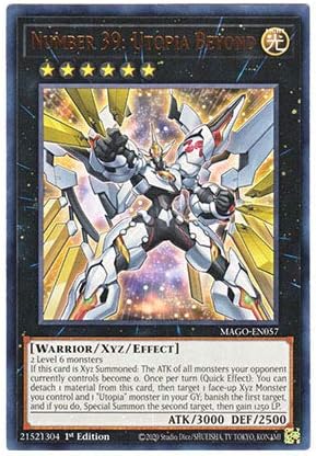 Amazon 遊戯王 英語版 Mago En057 Number 39 Utopia Beyond No 39 希望皇ビヨンド ザ ホープ レア ゴールド 1st Edition トレカ 通販 Amazon 遊戯王 英語版 Mago En057 Number 39 Utopia Beyond No 39 希望皇ビヨンド ザ ホープ レア ゴールド 1st Edition トレカ 通販