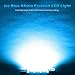 Partsam 44mm Festoon LED Light Bulbs LED Car Interior Lights Map Dome Reading Lights Bulbs 211-2 578 569 Festoon LED Bulb 6-SMD 12V -Ice Blue (Pack of 4)