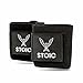 Stoic Wrist Wraps Weightlifting, Powerlifting, Cross Training, Bodybuilding with Thumb Loop. Professional Grade for Gym Workout, Men and Women Weight Lifting and Strength Training Black 36 Inch