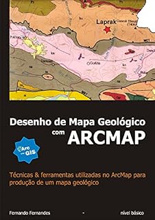 Livro Desenho de mapa geológico com ArcMAP: Um guia de trabalho com imagens SRTM em ambiente ArcMAP.