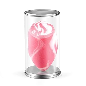 LOMEZI Beauty Sponge Makeup Sponge Blender Foundation Blending Puff Sponge for Liquids Concealer Cream Powder Contouring