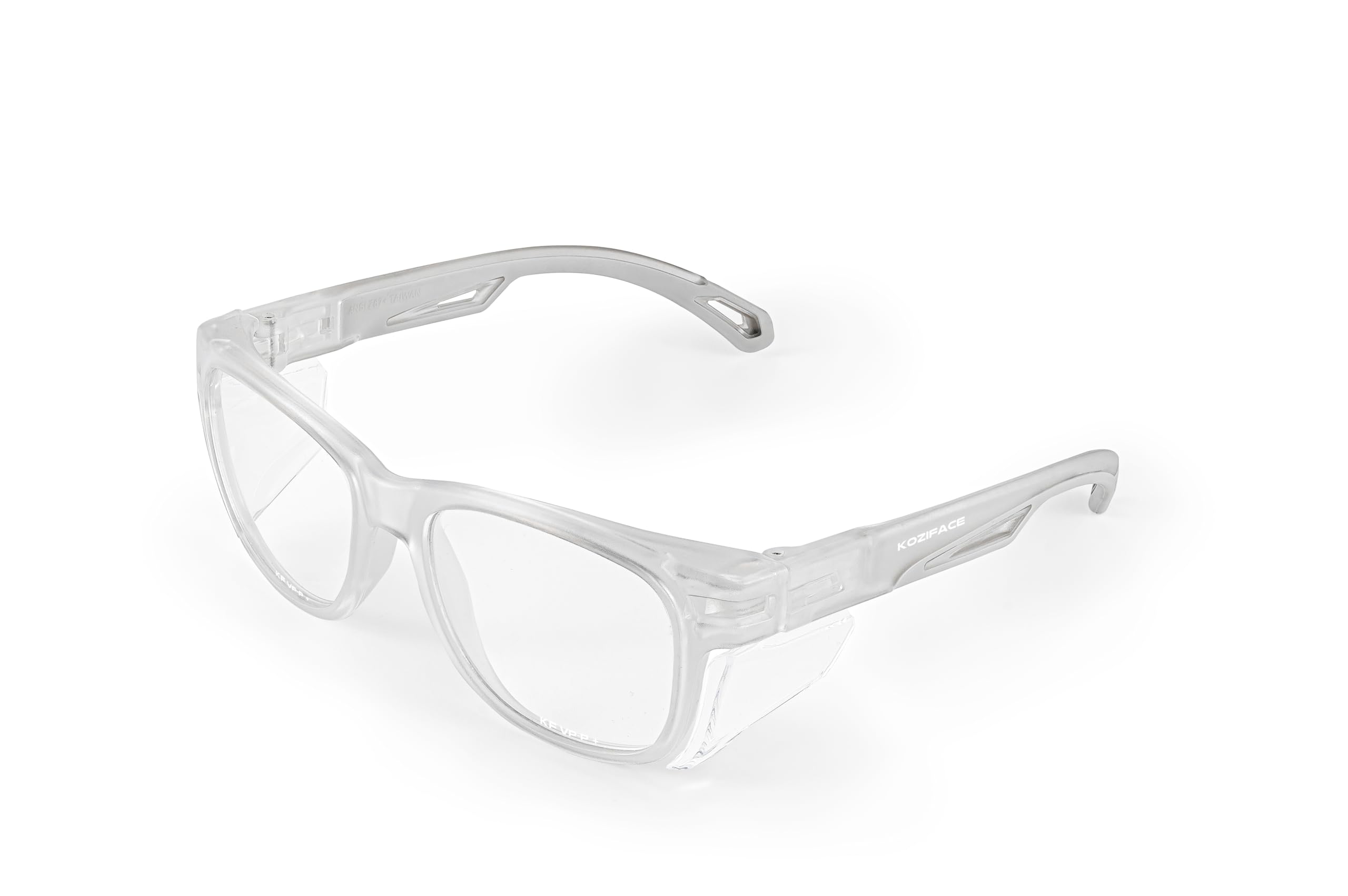 Photo 1 of KOZIFACE E52C Anti-Fog Safety Glasses – Z87+ Certified Protective Eyewear with Side Shields, Scratch-Resistant Clear Lens