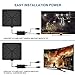 HDTV Antenna,130+ Miles Long Range Indoor Digital TV Antennas with Switch Amplifier Signal Booster for Local Channels 4k HD 1080P 2016P All Older TV's - 16.5ft Coax Cable