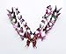 NewNewStar 12PCS 3D Purple Butterfly Wall Stickers New Home Art Decor Decoration Decals - DIY Removable 3D Vivid Special Man-made Lively Butterfly