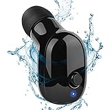 Bluetooth Wireless Earbud Waterproof Headphone Mini in-Ear Headset with Mic Car Bluetooth Headphone for Samsung Note 8 iPhone - 6 Hours Playtime 137.8ft Without Obstacles(Single)