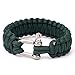 JD.Gems 550 Parachute Cord Military Survival Bracelets Stainless Steel Shackle Bangles