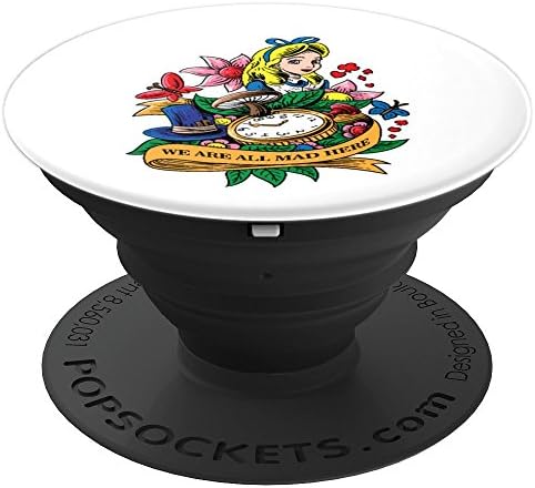 Alice in Wonderland We are all mad here - PopSockets Grip and Stand for Phones and Tablets