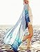shermie Womens Long Beach Kimono Cardigan Open Front Loose Bikini Siwmsuit Cover Up (One_Size, Blue)