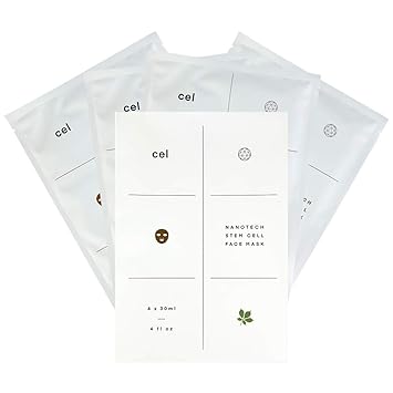 Download Amazon Com Cel Nanotech Stem Cell Face Mask Set Hydrating Anti Aging Brightening Tightening Facial Masks Biocellulose Sheet Panax Ginseng Glycerin Hyaluronic Acid Beauty PSD Mockup Templates