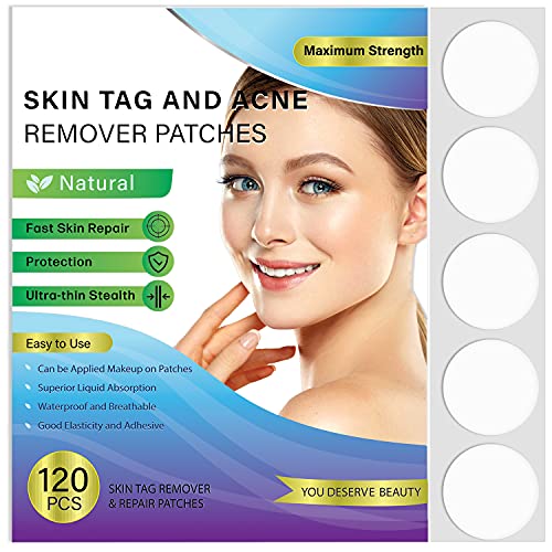 Skin Tag and Acne Remover Patches, Natural Ingredients, Advanced