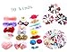 70Pack Sc0nni Hair Clips Barrettes with Bows Designed For Baby,Toddler,and Young Girls-Variety Styles