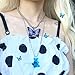 WANDIC Resin Gummy Bear Pendant, 40 Pcs 8 Colors Candy Necklace Charms Cartoon Bear Pendants Keychain Pendant DIY Necklace Accessories