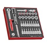 Teng Tools 36 Piece 3/8 Inch Drive 6 Point Metric