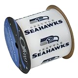 SEATTLE SEAHAWKS RIBBON-SEATTLE SEAHAWKS HAIRBOW RIBBON, CRAFTING RIBBON, GIFT WRAP RIBBON-2 1/2