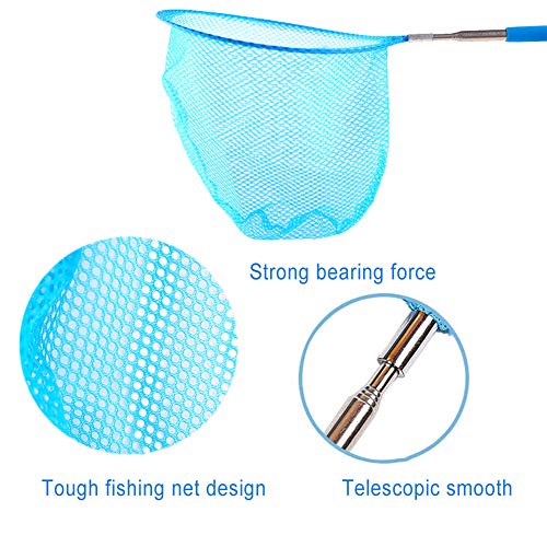 Shindel Telescopic Butterfly Fishing Nets, 6 Pack Insect Catching Nets