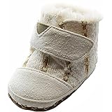 Toms Cuna Crib Shoes White Metallic Twill Suede 10006996 Tiny