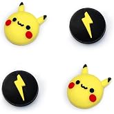 TIKOdirect Cute Thumb Grip Caps Compatible with Switch Joy-con/OLED/Switch Lite, Kawaii Joystick Cap Grip 4PCS Soft Silicone Protective Ergonomic Button Cover, Yellow P