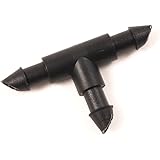 Raindrip 307050B Barbed Tees, 1/4-Inch, 50 Per Bag