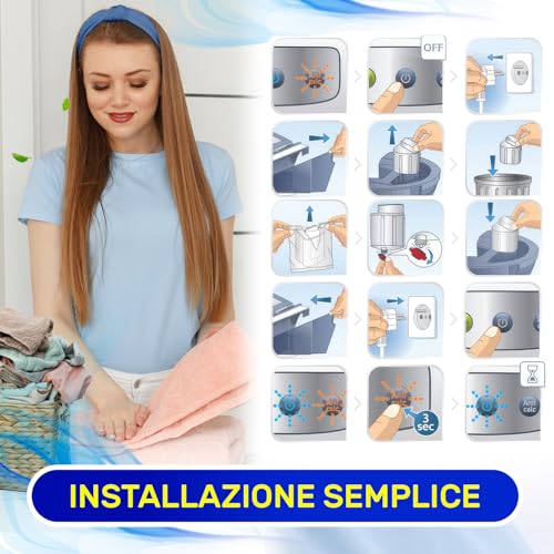 MONTERAL XD9070E0 for Rowenta Liberty Powersteam Anti-Limescale Cartridge Set 2 Suitable for Tefal for Heat Iron Steam with Boiler