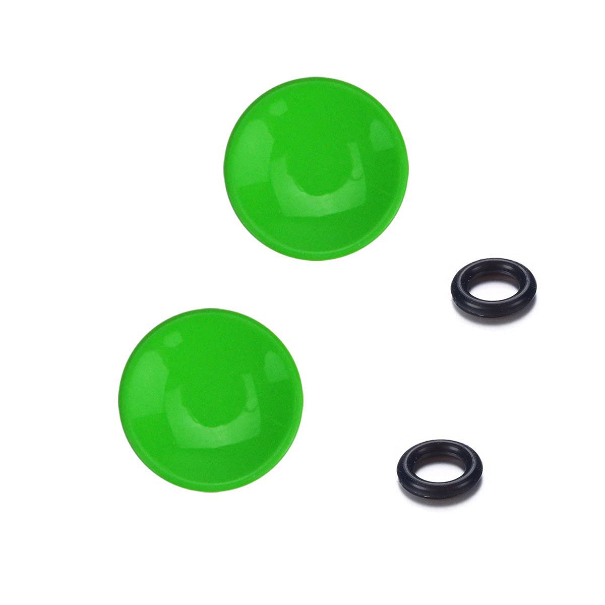 LXH 2 PCS Green Metal Concave Surface Camera Soft Release Button Finger Touch Compatible with Fujifilm X100F X100T X100S X-PRO1/2 X-T10/20 Leica M1 M Series Nikon Df Olympus PEN-F