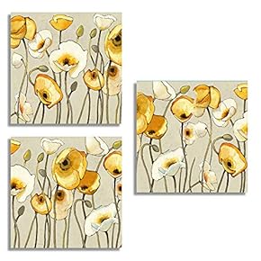 3 Piece Canvas Wall Art for Living Room Bedroom Home Artwork Popular Art Paintings Ready to Hang - 12"x12"x3 Panels