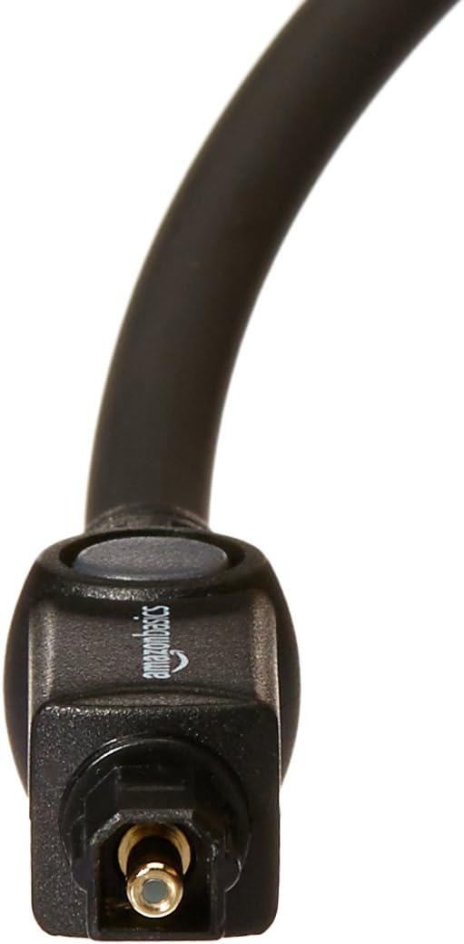 Basics CL3 Rated Optical Audio Digital Toslink Cable - 6 Feet: Electronics