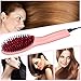 ADTZYLD Hair Straightener Brush, Hair Straightening Brush Comb Ionic Ceramic Upgraded Professional LCD Display Electric Straightening Irons Straight for Women (Pink)thumb 2