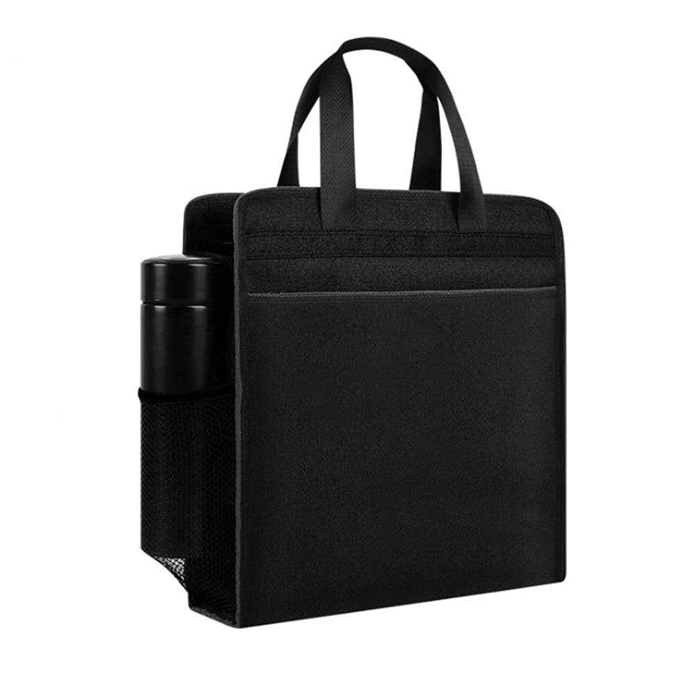 A4 Expanding File Organiser with Lid Labels 13 Pockets Plastic Document Wallet Organiser Expanding Accordion Filing Folders for Paperwork Document Box Paper Work File Office Stationary