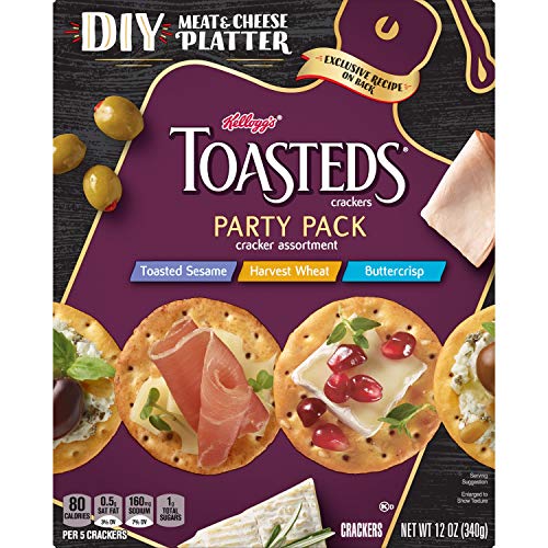 Keebler, Toasteds, Crackers, Toasted Sesame, Harvest Wheat and