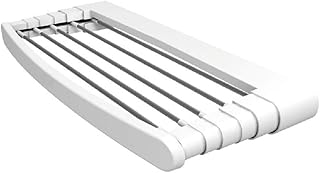 Vileda Genius Wandtrockner, 5 m Leinenlänge, Indoor & Outdoor nutzbar, extradicke Trockenstäbe