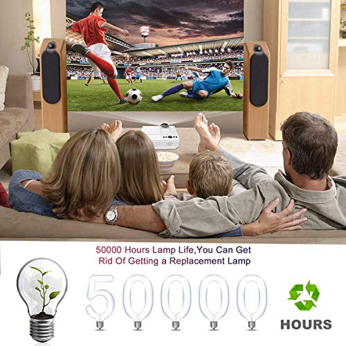 3 Projector+Upgraded+Brighter+Portable+Compatible