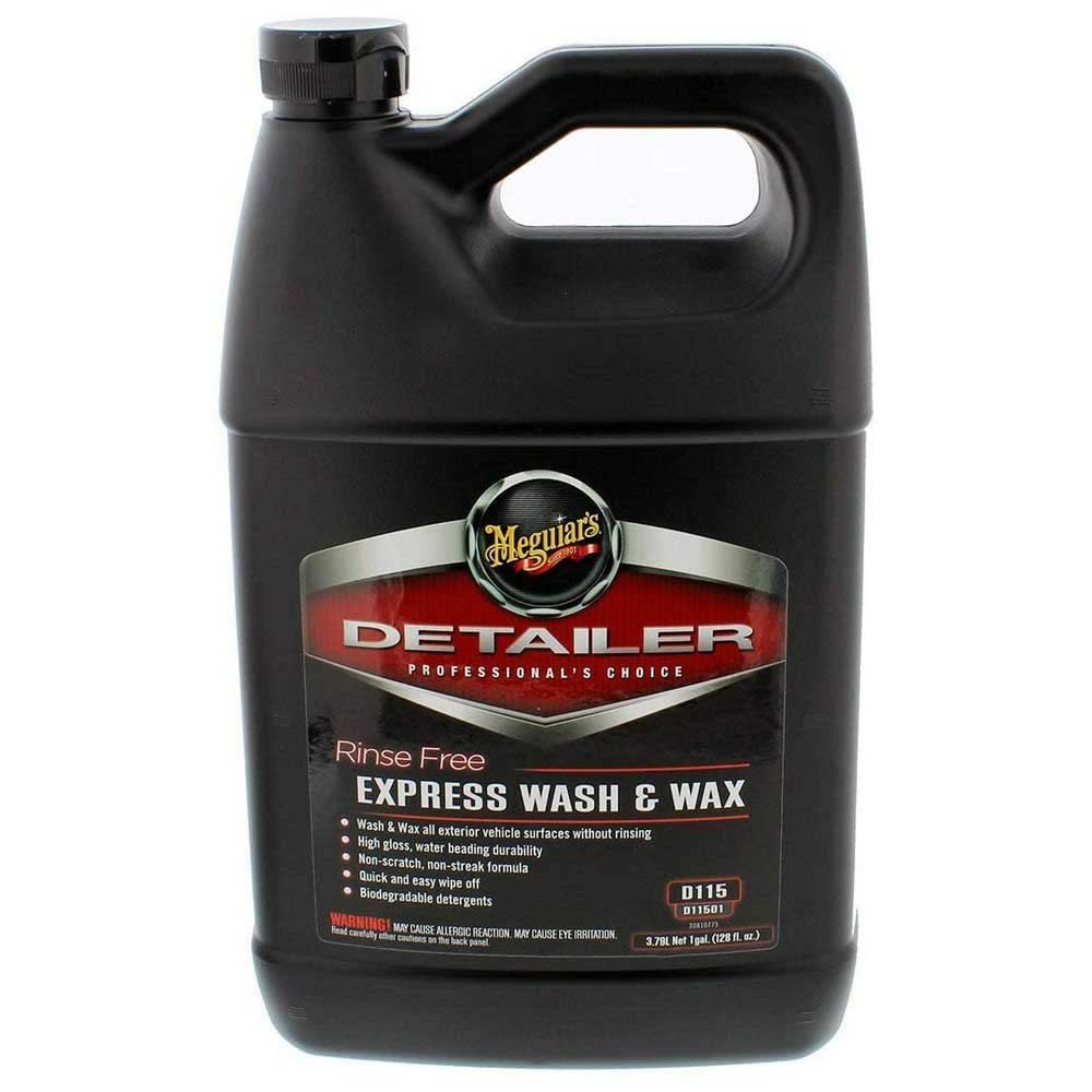 Meguiar's D11501 Detailer Rinse Free Express Car Wash & Wax 3.79L Waterless Wash & Wax