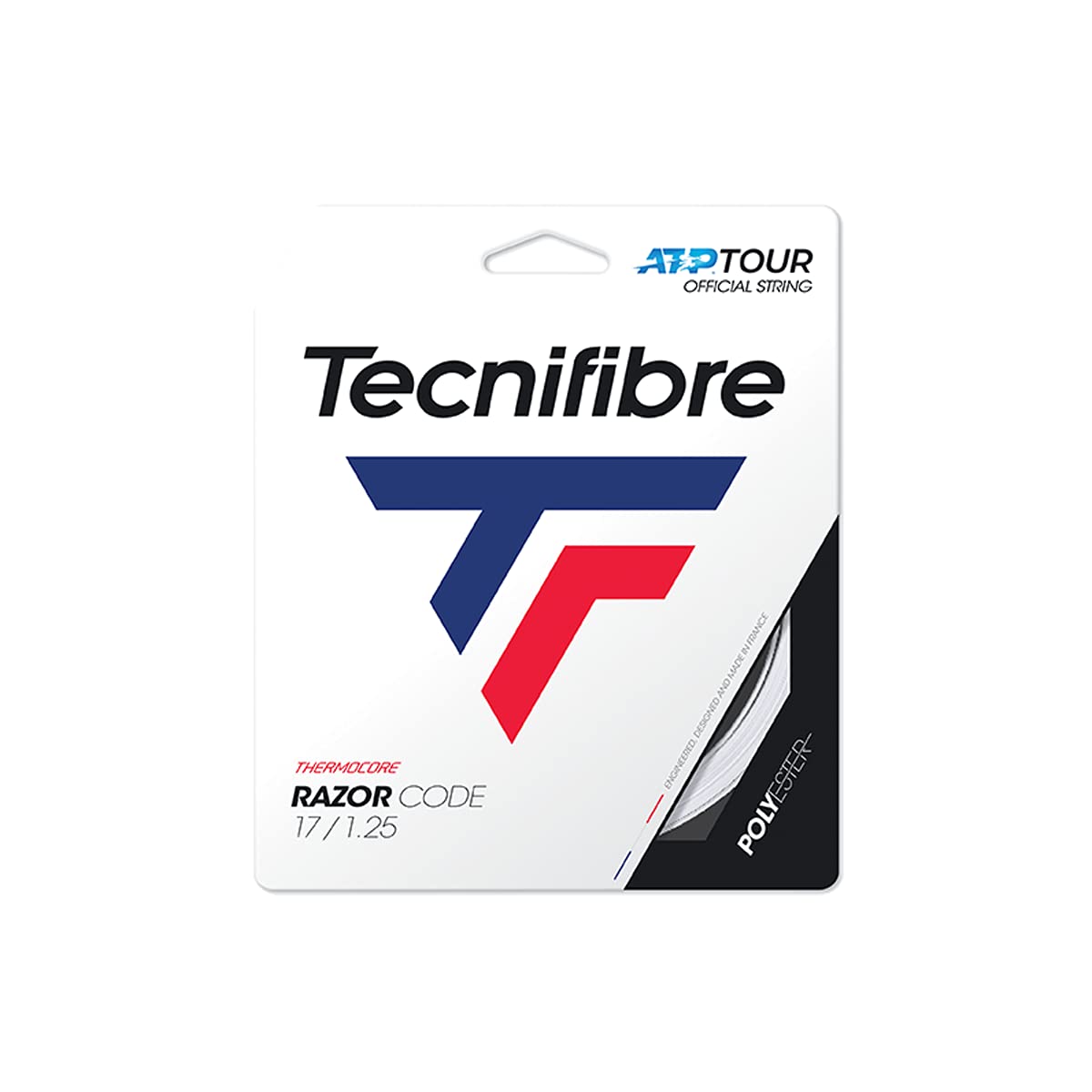 Tecnifibre Razorcode Tennis String 1.25 White - 12m Set