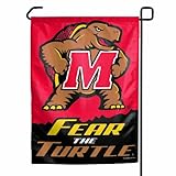 NCAA Maryland-Fear The Turtle Logo Garden Flag