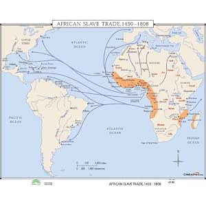 Universal Mapa 762550384 trata de esclavos de África nº 140 & # 44
