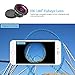 Vorida Cell Phone Camera Lens Kit, 12X Telephoto Lens Clip-on Lenses Phone Lens with Fisheye Lens, Compatible for iPhone X 8 7 6 Plus iPad Samsung etc. Smartphone