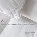 White Cotton Comforter King Size, Cotton duvet for Cooling, Down Alternative Fill Quilted Duvet Insert, Fluffy, Warm, Soft & Hypoallergenic, Medium Weight for All Season Soft Quilted Down Alternative