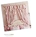 DIAIDI Korean Style Rustic Vintage Pink Rose Curtain Bedroom Floral Windowtreatment(Two Panels)
